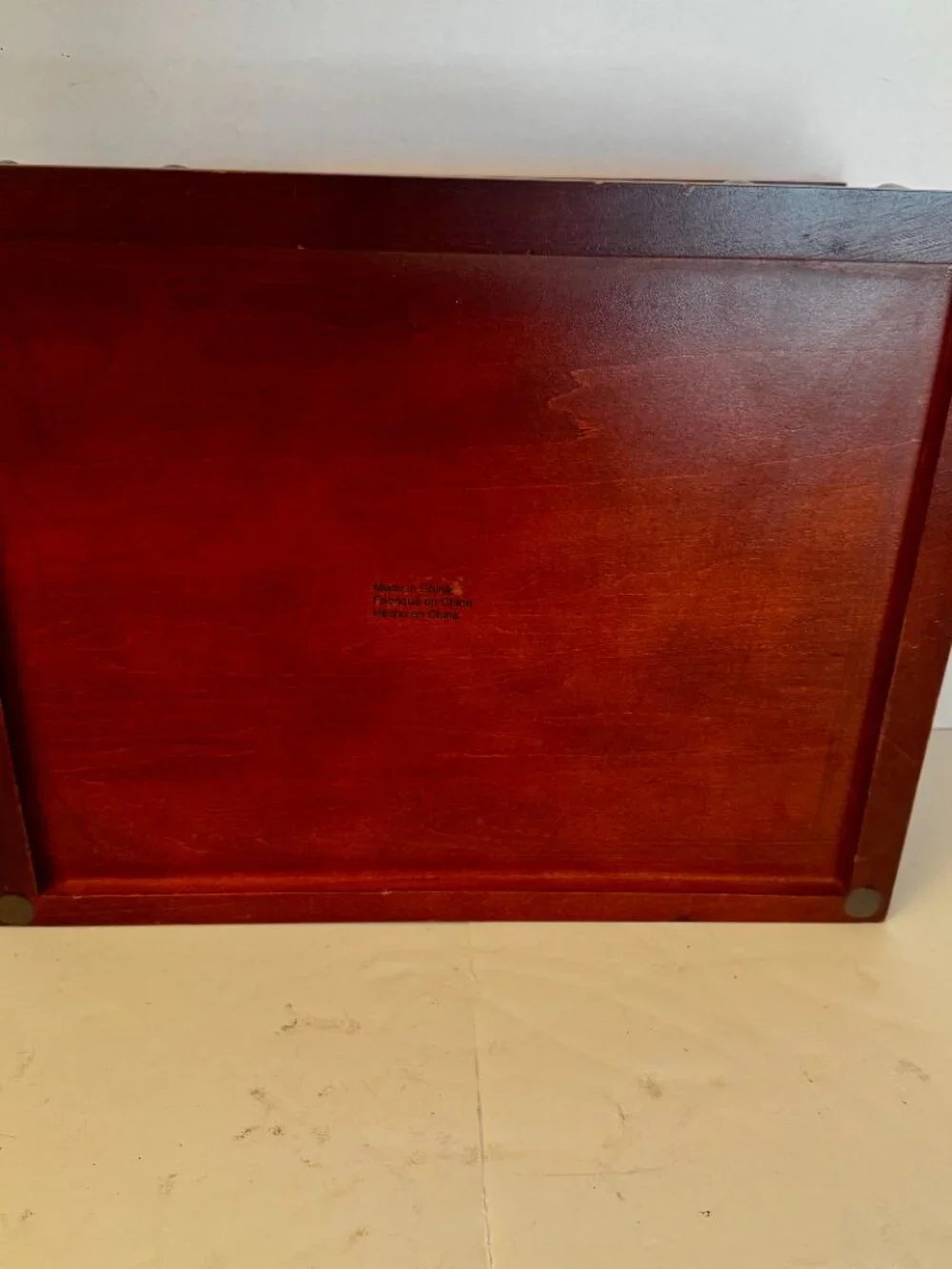 Vtg Mele & Co Davin Men's Valet Jewelry Box 14x11